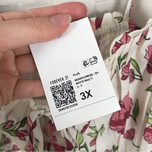 NWT Forever 21 Floral Print Dress Size 3X - Picture 12 of 16